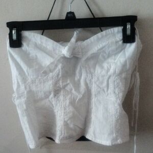 White Women's Crop Top